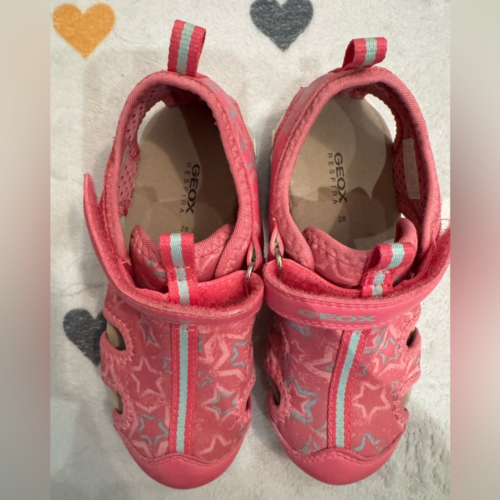 Geox Kids Starry Pink Sandals